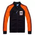 homme adidas vestes nouvelles promotions exquis mode casual noir orange